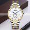 skmei 9297 Новый мужской часы Brand Fashion Luxury Watch Часы из нержавеющей стали Кварцевые мужские часы
