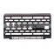 truck part auto parts exterior accessories abs plastic black grill front bumper grill pirrilla fit for land rover defender