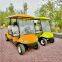 Two row seats facing forward, 4-seater electric golf cart for sale