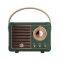 Fashion Portable Rechargeable Mini Wireless Speakers Multi Function TF Card FM Radio Loud Blue Tooth Retro Speaker
