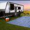 4x6M Groundsheet Awning Carpet With Stainless Steel Eyelets and 1 PVC Bag , 13 Pegs