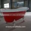 SY-1019 acrylic red classical bathtub, foot bathtub
