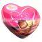 Heart Shape Chocolate Gift Tin Box, Candy Tin Box Packing