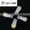 New auto tiny T10 astigmatism smd 12V 30LM led light tiny bulb, high quality 5050 leds car lighting