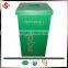 2014 green color coroplast recycle bin