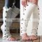 European Hot Sale Cable Knit Button Down Lady Boot Socks Women Leg Warmers For Autumn & Winter Wear