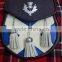 Scottish Design Half Dress Sporran Front Thistle Badge Made Of Fine Quality Leather Material