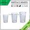 white PC drinks tumblers