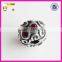 Hot Sale 925 Sterling Silver Clasp Charm Beads With Rhinesone