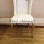 Norway popular Morden high back fabric Iron hoop dining chair
