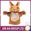 Custom stuffed filling soft toy factory plush hand puppet cute