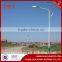 Single arm steel solar light pole