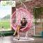 New Pink White Indoor Outdoor Patio Garden Living Room Bedroom Rattan Wicker Hanging Egg Basket Swing Chair