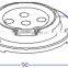 6W underwater surface mount yacht boat marine light