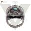 Pave Diamond High Quality Emerald Ring 925 Sterling Silver Diamond Ring Wholesale Diamond Ring Women Fashion Diamond Jewelry