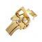 18mm leather strap fashionable durable polishing folding click buckle Silver Golden Rose golden Wholesale 3PCS