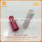 2015 Cute white&red color plastic lip balm tube container