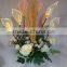 2017 New Garden Decor Lamp Wholesale Price artificial Big size fiber optic Calla Lily Flower Pot