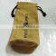 Custom gorgeous Jute burlap hessian hemp gunny wine gift pouch bags                        
                                                Quality Choice