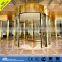 Russia PLANETALETO Shopping Mall, 2 wings automatic revolving door, GOST CE UL ISO9001 certificate