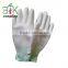 ESD nylon carbon glove with PU Coated top fit