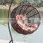 Rattan hanging big round swing chair