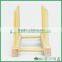 Natural color bamboo dish rack bowl rack for kitchen