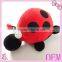 Best selling mini plush ladybird animals baby toy