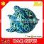 Resin green frog figurine made by water transfer printing in China