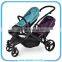 Twin stroller double stroller pram tandem twin stroller pram pushchair EN1888:2012 certificate