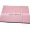 Pink leather lightning makeup folding mirror wholesale goods from china