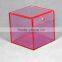 Cube Stackable acrylic storage boxes and Cases with lid