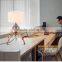 Hotel searchlight paper lamp shades for table lamps modern tripod wooden table lamp T2011C NEW