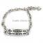 Personalized Engraved Bracelets Arnion Tsaba Mahanaim Bracelets With Alloy Charms