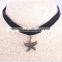 Sexy black velvet choker necklace,vintage pendant collar necklace GJ-116