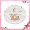 New product hot sale cartoon plastic plates and dishes baby dinnerware