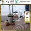 2015 best selling wood and plastic Wholesale seaside waterproof interlocking eco decking tiles