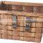 Wood bicycle basket/brown front bike bicycle basket with quick releses