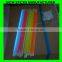 Customized size 5*275mm glow necklace, 100pcs per packing 11 inch glow sticks necklace