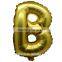 happy birthday Alphabet letter foil balloon for decoration