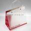 PVC tube handle plastic promotional bag