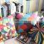 18x18 Inch Cotton Linen Decorative Throw Pillow Cover Cushion Case With Geometrical Patternm