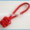 Colorful Survival Paracord Cobra Weaving Monkey Fist Zipper Puller Handmade Rope Zipper Puller