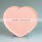 dinnerware ceramic heart shaped plate, pink ceramic dinner plate, bulk dinner plates
