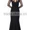 ABI-09 See Through Appliques O-neck Long Mother Dresses with Long Sleeves Custom made Mother Of the Bride Dresses