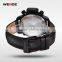 Stainless Steel Back Watch Case 316L Genuine Leather Strap Luxury Watches WEIDE WG93002  Express