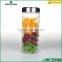 2000ml air-tight food glass storage container with metal lid