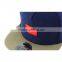 Flat Brim Blank Custom 5 Panel Leather Patch adjust snapback hats