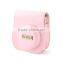 Fujifilm Instax Mini 8 Instant Camera Polaroid 300 Pink Leather Bag