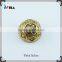 antique zinc alloy metal button with complex pattern